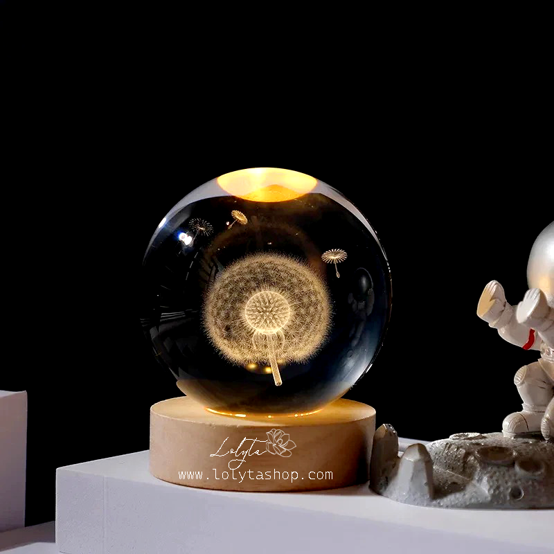 Crystal Ball Globe Night Light - Lolyta