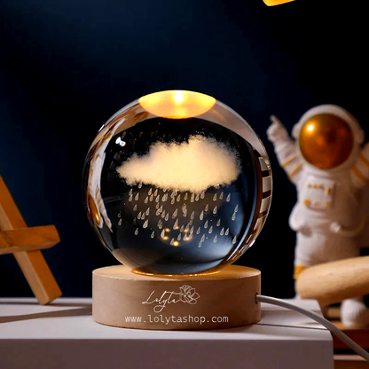 Crystal Ball Globe Night Light - Lolyta