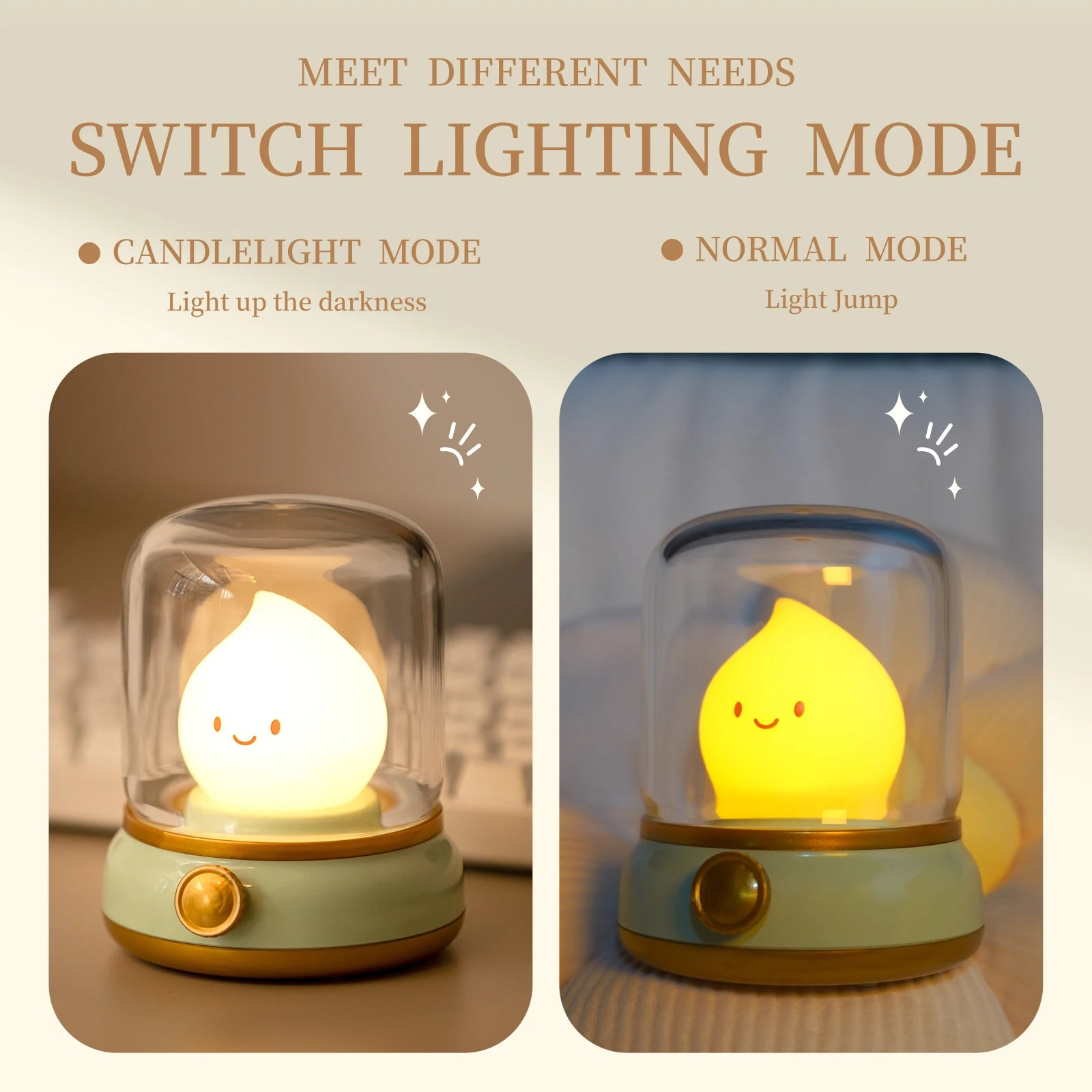 Cute Flame Night Lamp - Lolyta