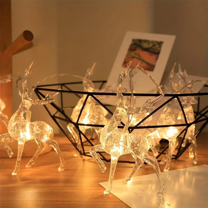 Christmas Reindeer String Lights - Lolyta